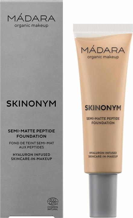 Produktbild Madara MÃDARA - Semi-matte make-up with Skinonym peptides (Semi-Matte Peptide Foundation) 30 ml - Shade: (Sand)