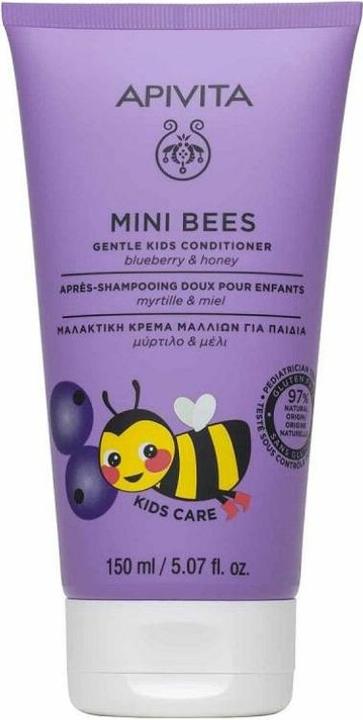 Actual product image Apivita Mini Bees Gentle Kids Conditioner with Blueberry and Honey 150ml (150 ml)