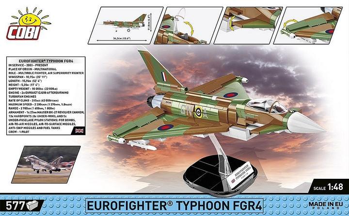 Actual product image Cobi Eurofighter Typhoon FGR4 577 pcs