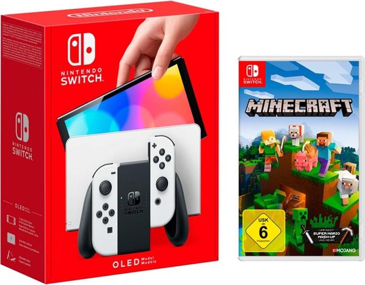 Nintendo Switch (OLED-Modell) inkl. Minecraft