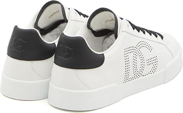 Immagine prodotto Dolce & Gabbana portofino light sneakers in black and white leather (41)