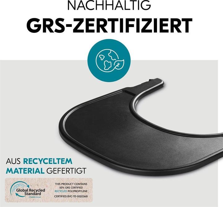 Actual product image Hauck Hochstühle Hochstuhl Alpha Plus Black - im Sparset inkl. (Highchair)