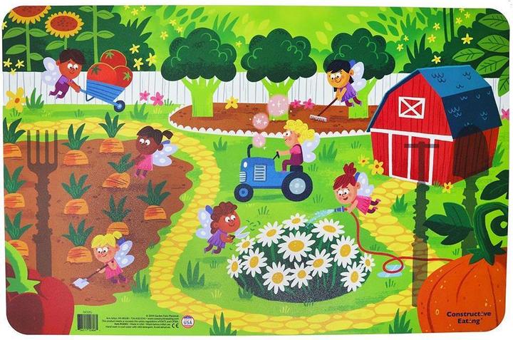 Actual product image Constructive Eating Garden placemat