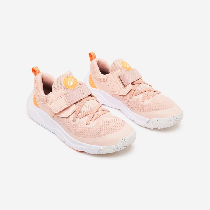 Immagine prodotto Decathlon Scarpe da ginnastica per bambini con chiusura in velcro e lacci elasticizzati - Playful Fast rosa (35)