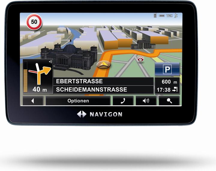 Produktbild Navigon 7310, Bluetooth, TMC, Europakarten