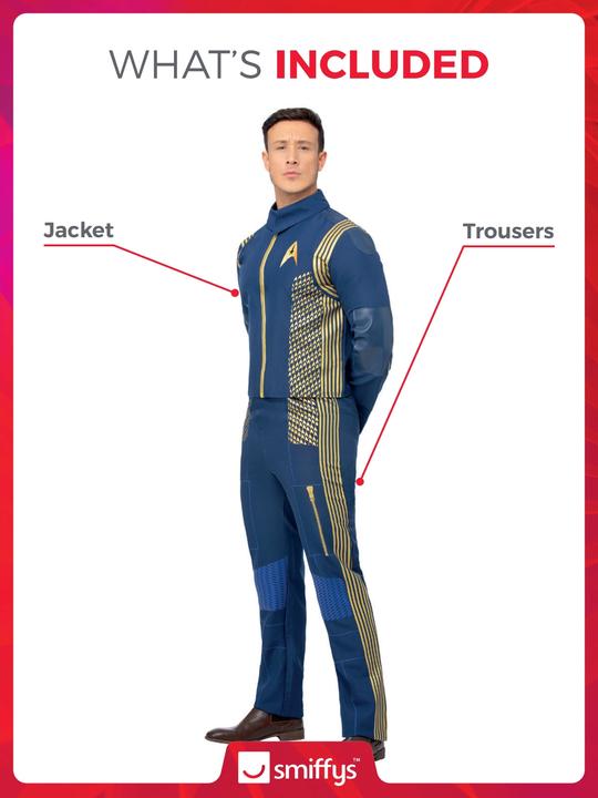 Actual product image Smiffys Star Trek Discovery Uniform Commander (M)