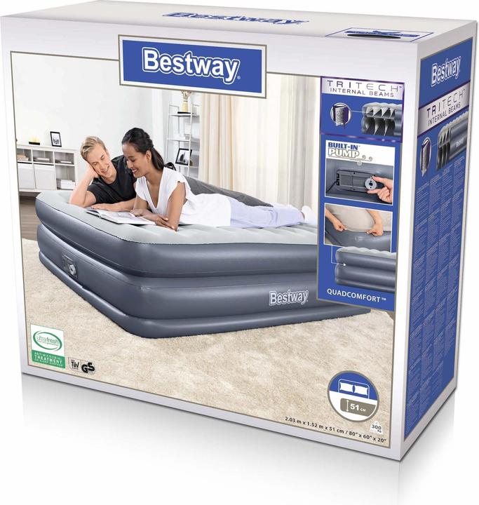 Produktbild Bestway Tritech QuadComfort Airbed 203x152x51cm (150 x 200 cm)