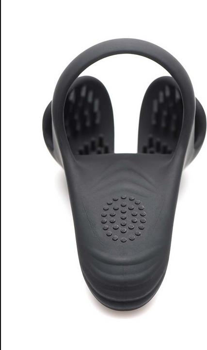 Actual product image Pipedream 10X Silicone Cock & Ball Ring with Taint Stim & Remote Control (10.50 cm)