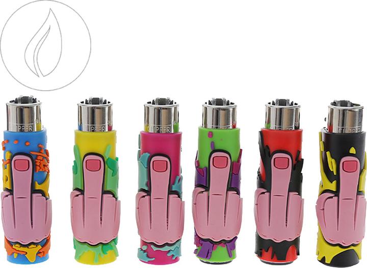 Produktbild Clipper Cover Silikon Pop Fingers Handgenäht assort