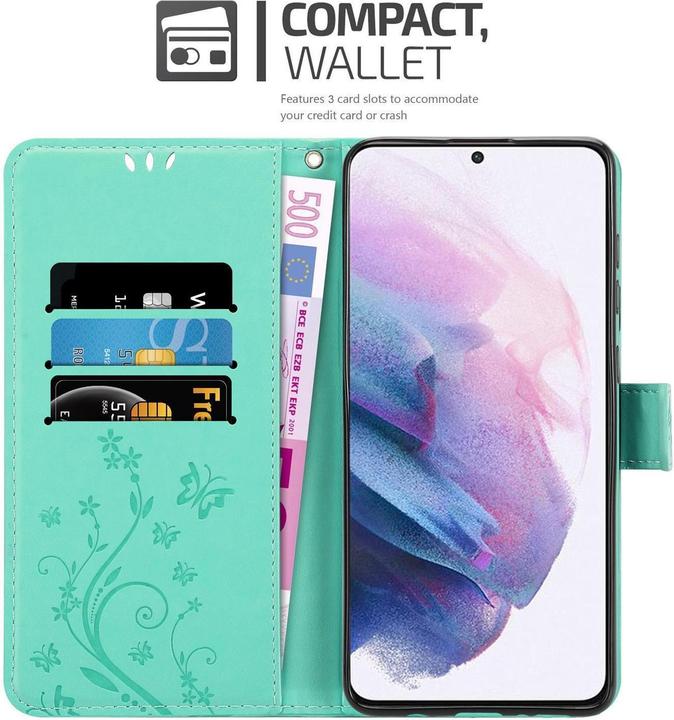 Image du produit Cadorabo Pochette Flower Book (Samsung Galaxy S21 5G)