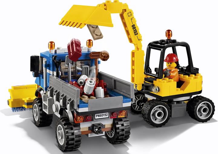 Actual product image LEGO Street cleaners and excavators (60152, LEGO City)
