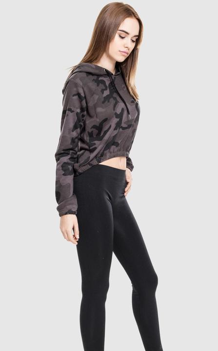 Actual product image Urban Classics Ladies Camo Cropped Hoody (M)