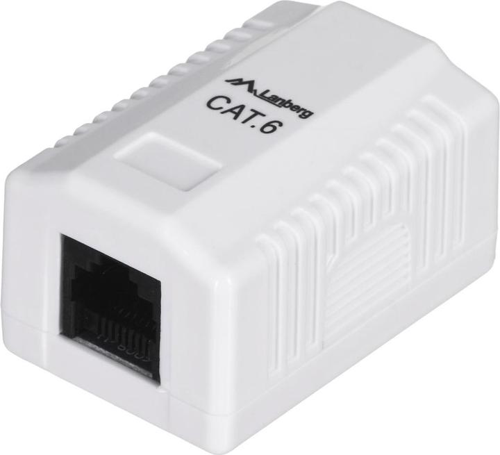 Produktbild Lanberg OU6-0001-W Steckdose RJ-45 Weiss