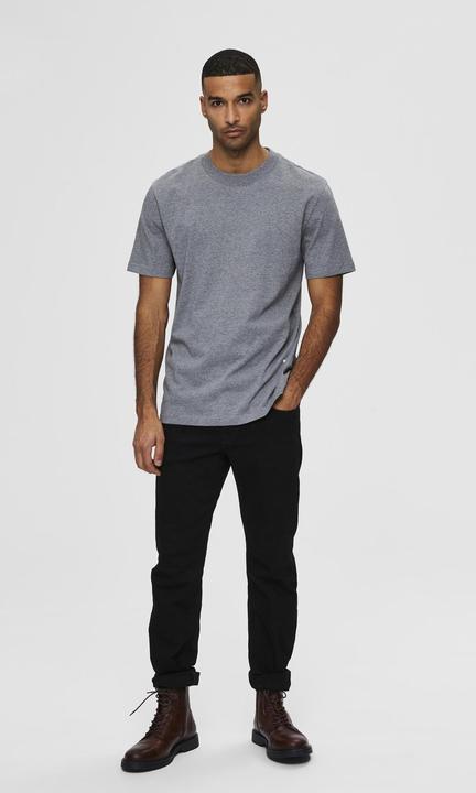 Produktbild Selected Homme Stehkragen Bio-Baumwoll T-Shirt (L)