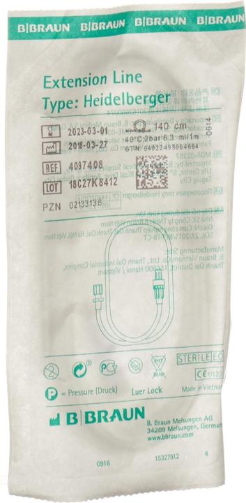 Produktbild B.Braun B. Braun Extension Line Type Heidelberger 140cm Luer Lock