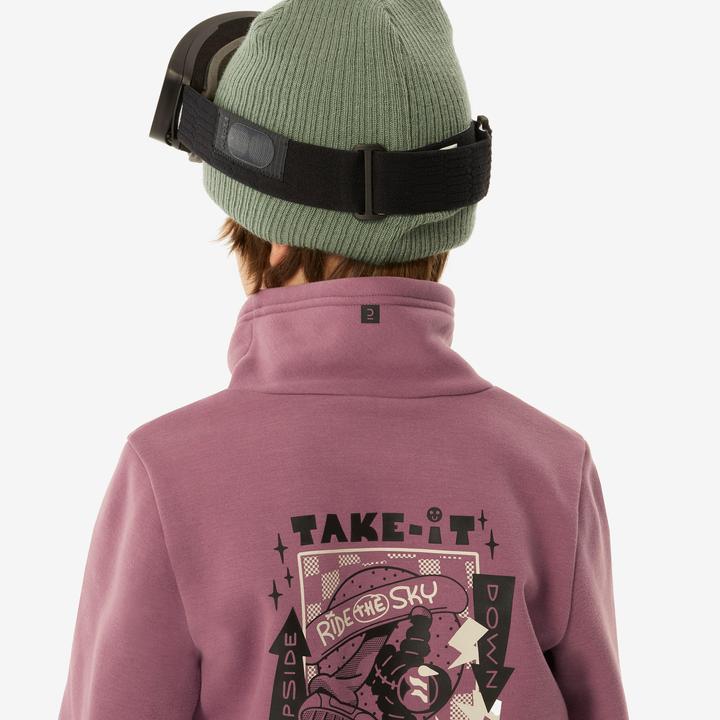 Wedze Skipullover Kinder - 100 violett