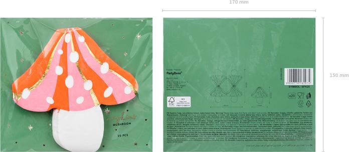 Produktbild Partydeco Napkins (20 x, 13 x 13.5 cm)