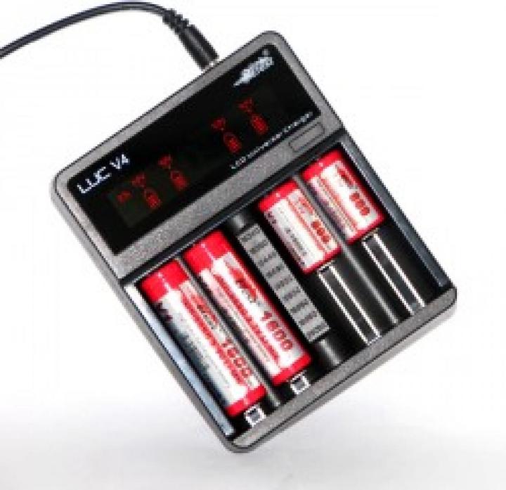 Produktbild Efest Luc V4 Ladegerät für 4 Batterien (1 Stk., Ladegerät inkl. Akku)
