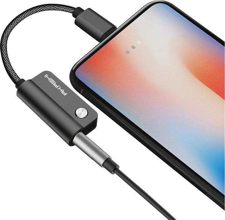Produktbild Akashi Lightning Audio- & Ladeadapter (Lightning, 3.5mm Klinke)