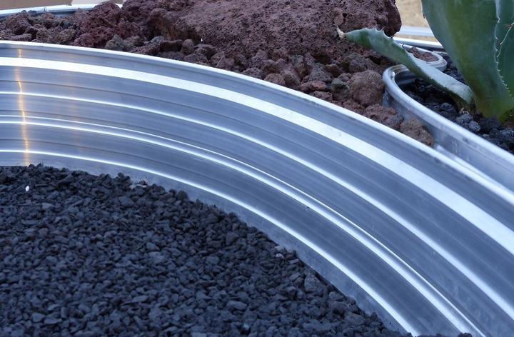 Produktbild Green Split Baumring aus Alu Höhe 100 mm Durchmesser 0.8 m (100 cm)