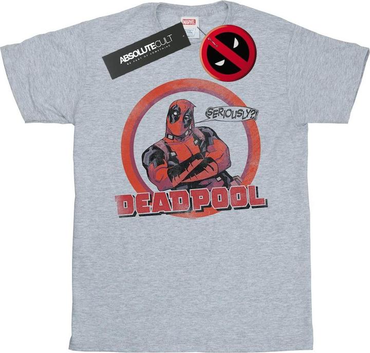 Deadpool Seriously Speech Bubble TShirt (M)
