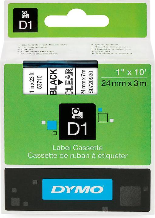 Produktbild Dymo S0720920 Standardband (2.40 cm, Schwarz)
