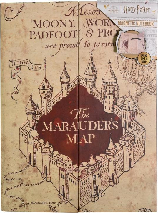 Produktbild Blue Sky Harry Potter bloc-notes magnétique A5 Marauders Map (carton de 6) (A5, Liniert)