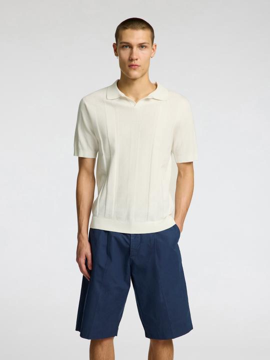 Produktbild Selected Homme Kurzarm Polohemd aus Strick (L)