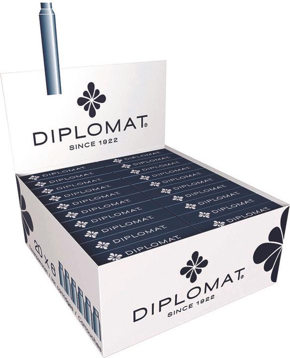 Immagine prodotto Diplomat Cartucce d'inchiostro 6 pezzi (Calamaio, Nero)