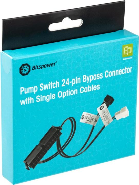 Actual product image Bitspower 24-pin ATX - jumper connector with fan output
