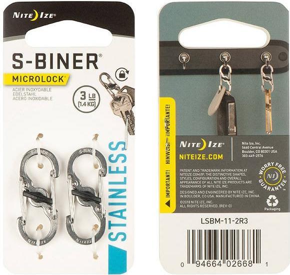 Image du produit Nite Ize Sangles MicroLock S-Biner 2