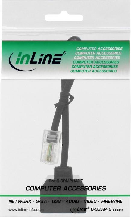 Image du produit InLine Distributeur ISDN 1x RJ45 ST / 2x RJ45 BU