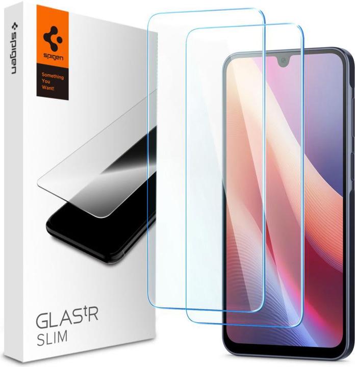 Actual product image Spigen Galaxy A16 / 5G Glass Screen Protector GLAS.tR Slim 2PCS Clear (2 Piece, Samsung Galaxy A16, Samsung Galaxy A16 5G)
