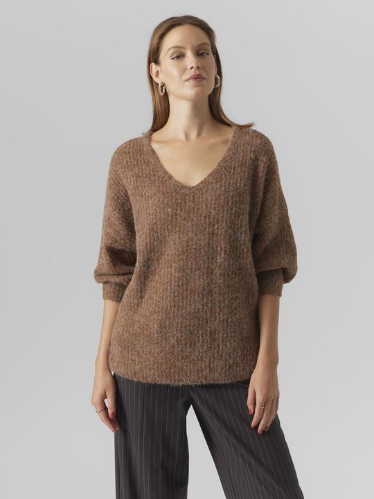 Produktbild Vero Moda VMJULIE 7/8 V-NECK BLOUSE GA REP EXC Strickpullover (XS)