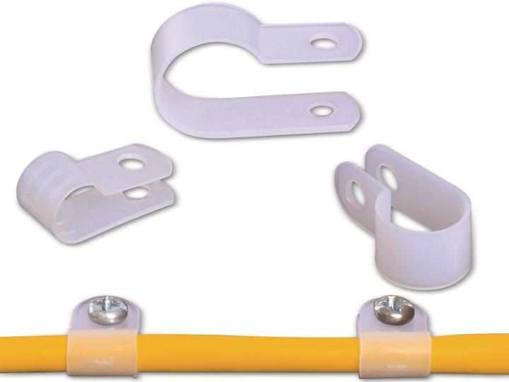 Actual product image Quadrios 22CA151 Fixing clamp screwable 22CA151 Bundle Ø range 19 mm (max) Natural 1 set
