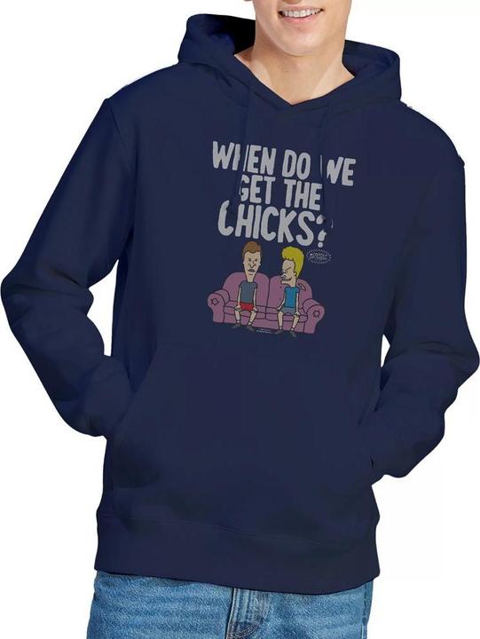 Immagine prodotto Universal Textiles When Do We Get The Chicks? Felpa con Cappuccio Uomo (S)