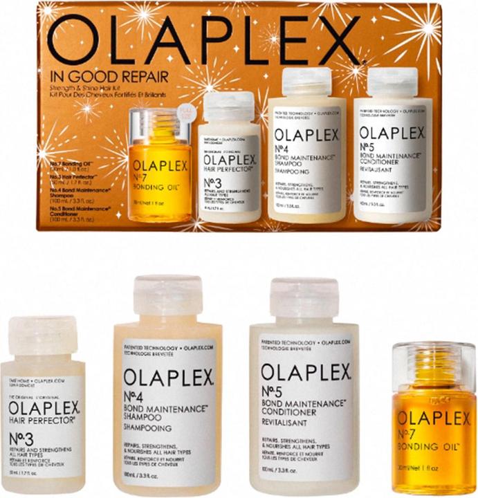 Nutritional values and ingredients Olaplex - In Good Repair Holiday Kit - 280ml (280 ml, Liquid shampoo)