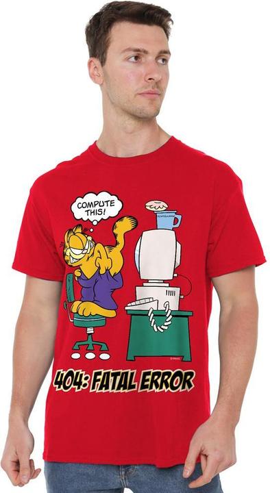 Immagine prodotto Garfield Compute This Maglietta Uomo (4XL)