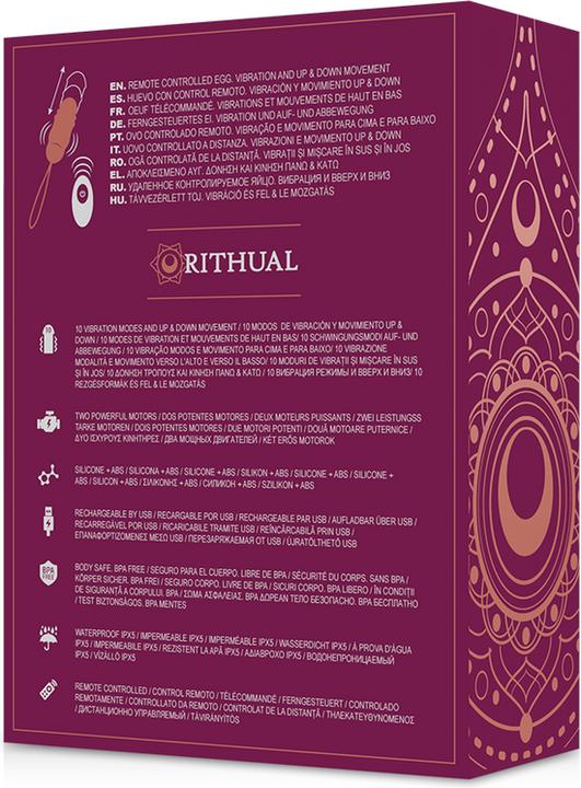 Image du produit Ritual Rithual Reva Stimulateur D'Oeuf Télécommandé Up&Down + Vibration