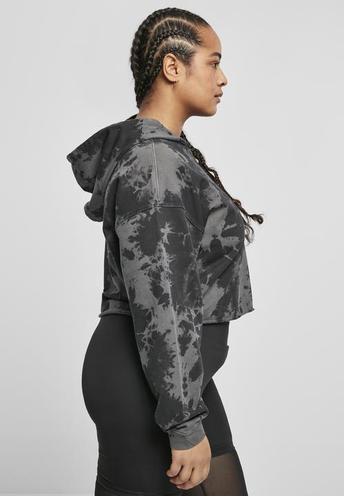 Immagine prodotto Urban Classics Felpa con cappuccio corta oversize da donna, sbiancata (4XL)