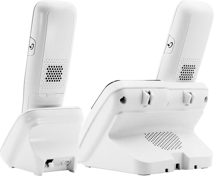Actual product image Geemarc AMPLIDECT 295-2 Cordless telephone for seniors Answering machine Illuminated display White