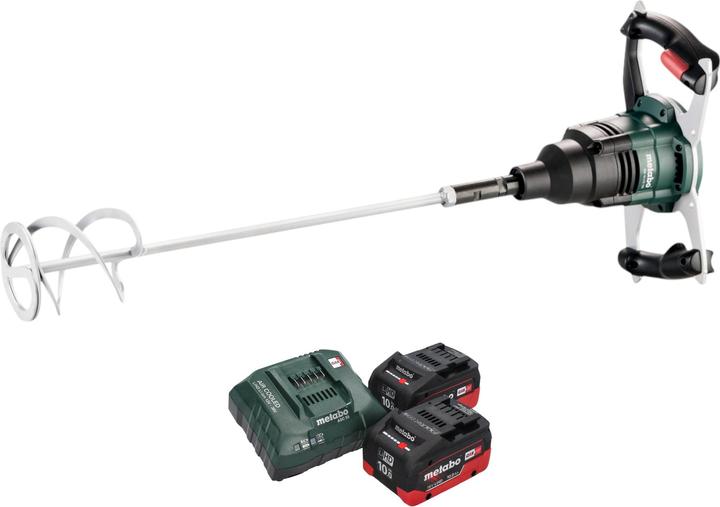 Produktbild Metabo RW 18 LTX 120 Akku Rührwerk 18 V 40 l Mischmenge 2x LiHD Akku 10,0 Ah + Ladegerät