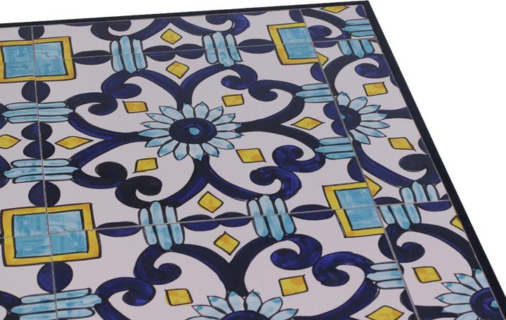 Produktbild Mojawo Mosaik Sitzgarnitur Set 3-teilig Sitzgruppe Gartenmöbel Tisch Stühle (61 cm)