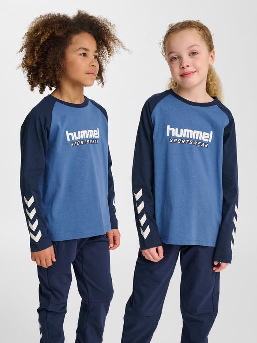 Actual product image hummel hmlJR LOGO T-SHIRT L/S (24, 25, 26, 27, 28)