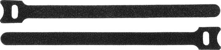 Image du produit ProXtend Crochet et boucle 20cm x 12mm noir 10pcs (Serre-câbles velcro, 200 mm, 10 pcs)