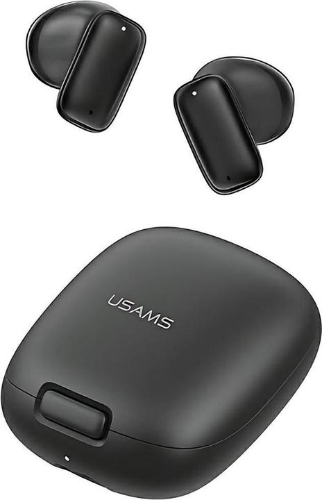 Actual product image Usams Słuchawki Bluetooth 5.3 TWS ID Series bezprzewodowe czarny/black BHUID01 (ID25) (5 h, Wireless)