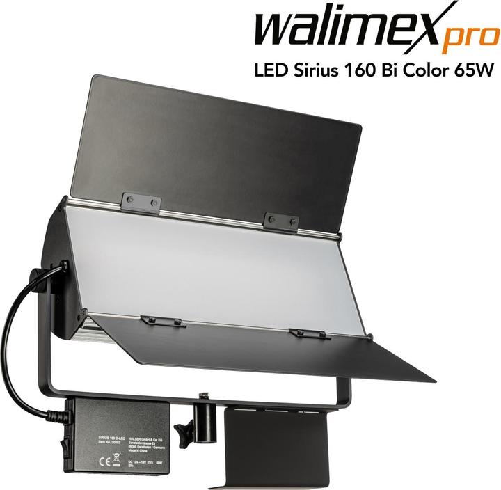 Image du produit Walimex pro par LED Sirius 160 Bi Color (éclairage de studio)