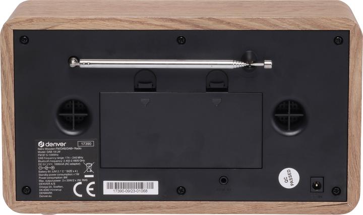 Image du produit Denver DAB-18LW (FM, DAB, Bluetooth)