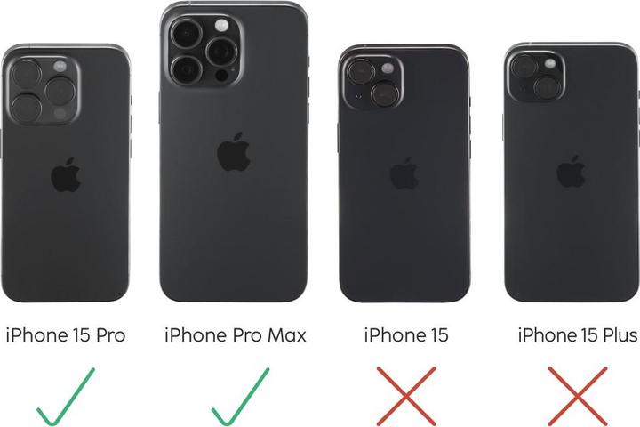 Image du produit Hama Cam Protect (1 pièce(s), Apple iPhone 15 Pro, Apple iPhone 15 Pro Max)