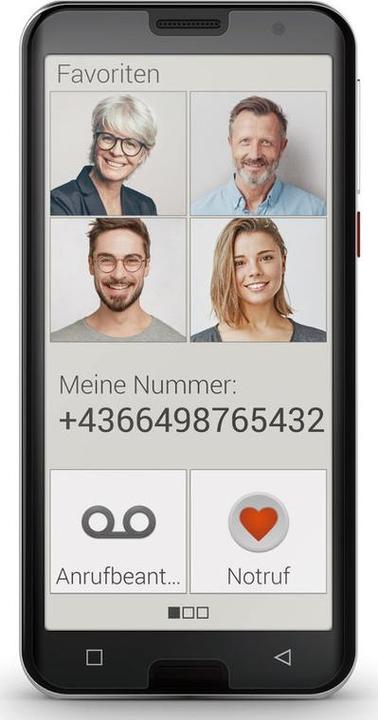 Image du produit Emporia Smart 5 (32 Go, Noir, 5.50", SIM simple, 13 Mpx, 4G)